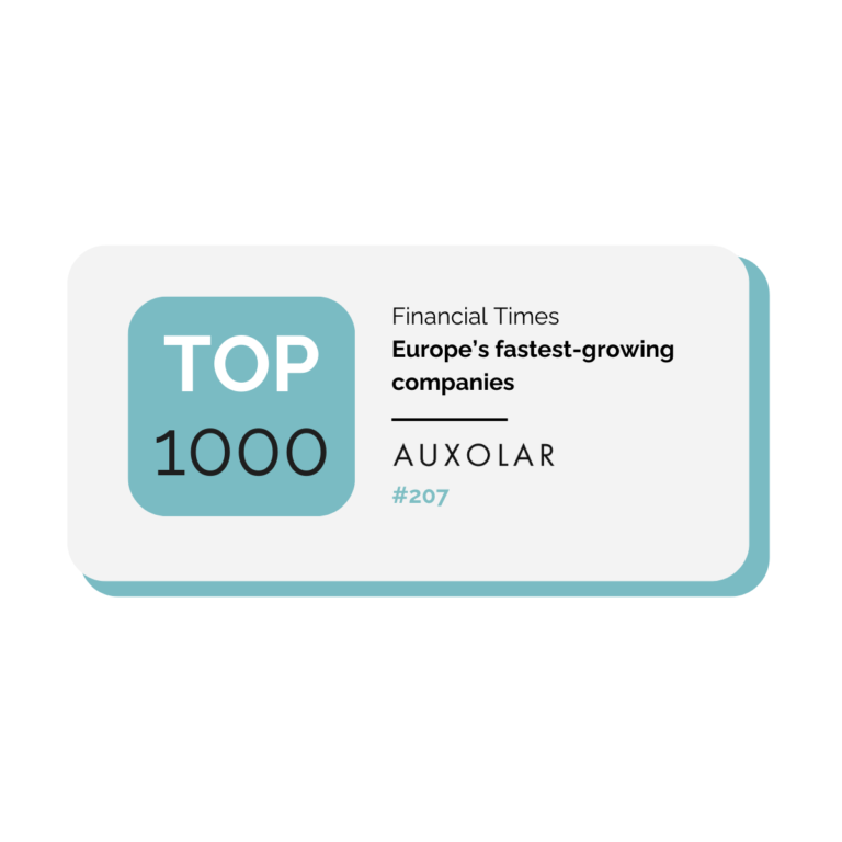 Financial Times Top 1000 AUXOLAR