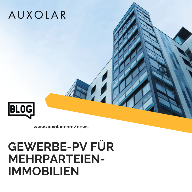 Gewerbliche Photovoltaik für Mehrparteienimmobilien