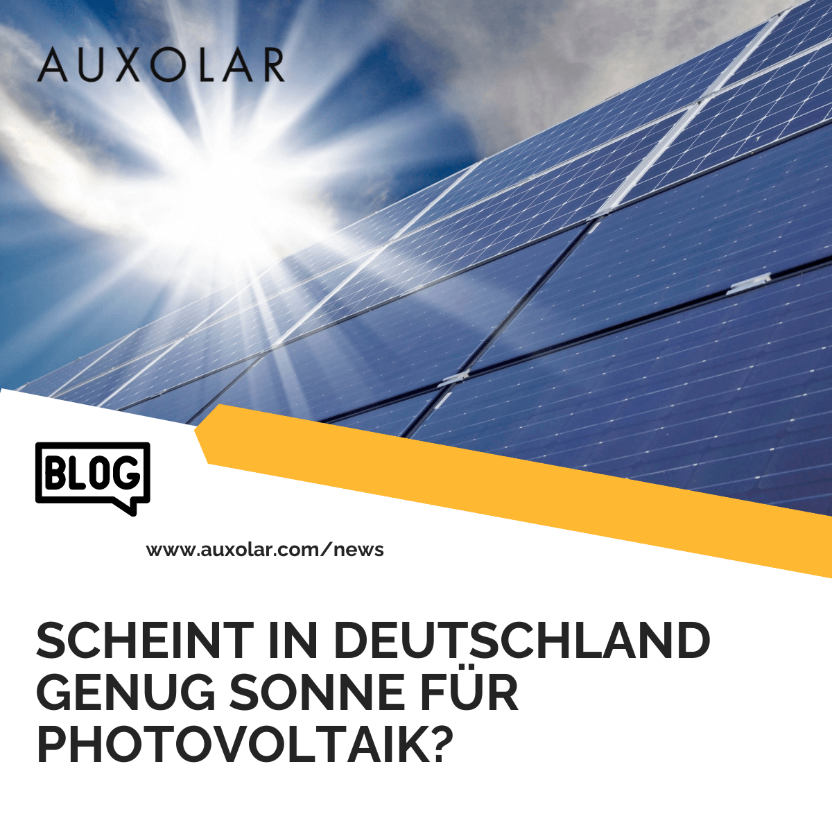 Mehr über den Artikel erfahren Photovoltaik Ertrag: Scheint in Deutschland genug Sonne für Solarstrom?