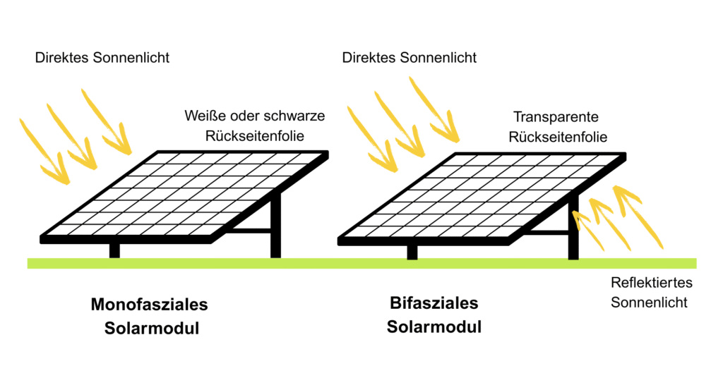 Bifaziale Module vs. Monofasziale Module